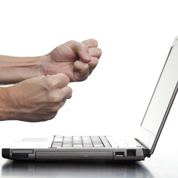 computer frustration